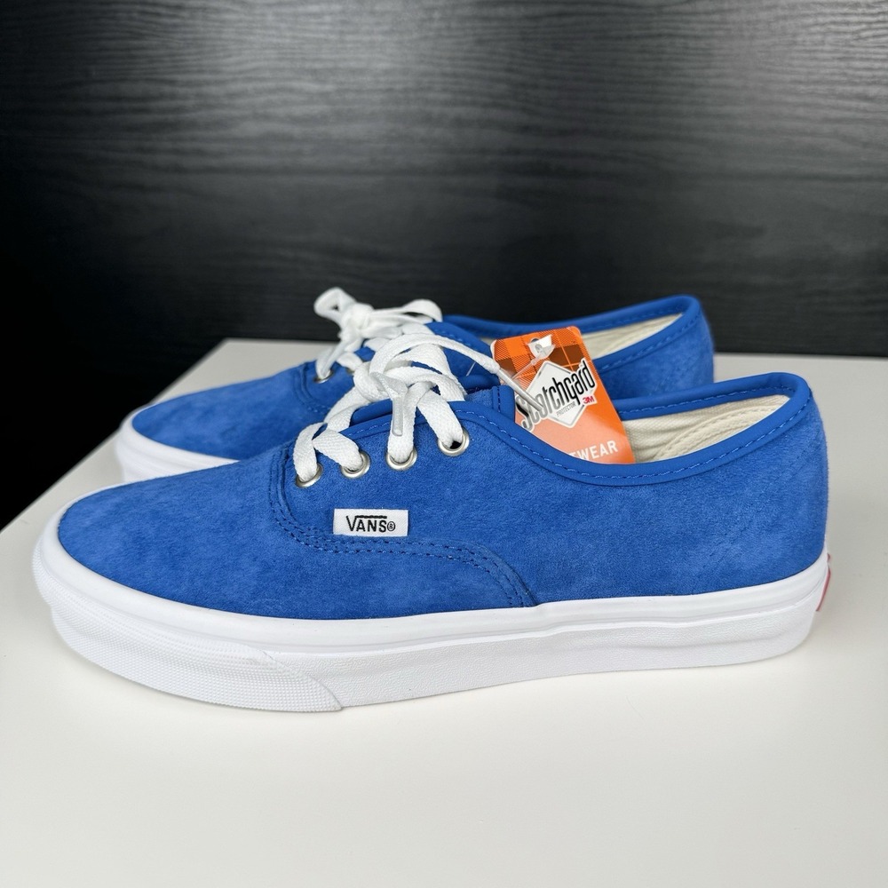 Vans Suede Blue 721356 Scotchgard 3M Size Men 5.5 / Woman 7 - NEW